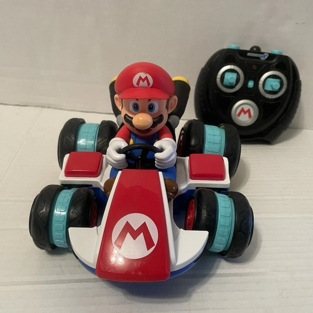 Super Mario Kart RC Car World‎ Nintendo Anti-Gravity W/ Remote Tested Working